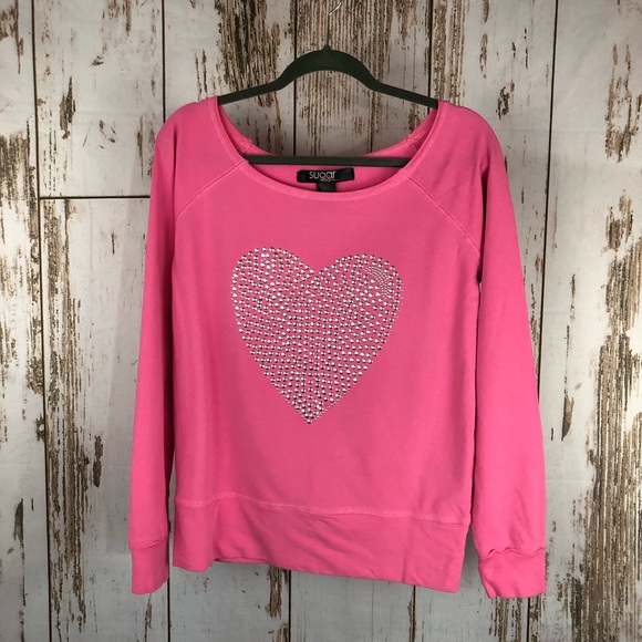 Sugar Rush Tops - Sugar Rush, Studded Shirt, Size Large.  A66